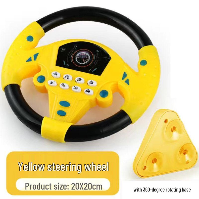 Interaktives Lenkradspielzeug für Eltern und Kind für 1- bis 6-Jährige - Co-Pilot Rollenspiel Geschenk