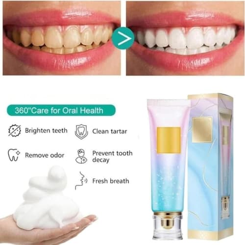 Niacinamide Whitening Toothpaste for Fresh Breath, Whitening Toothpaste for Stain Removal, Gum Repair and Teeth Protection, Sensitive Teeth and Gums (