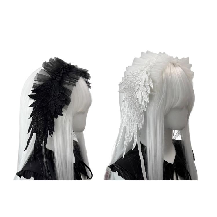 Decorative Wing Shaped Hair Cloth Band Comfortable Headwear for Special Event Everyday Use