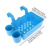 Poolside Storage Baskets With Cup Holders Fit 3-Inch Or Smaller Top Rails Pool Hanging Basket For Above Ground Pool