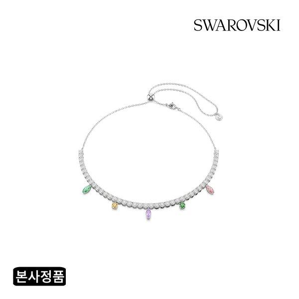 Swarovski [authentic Shopping Bag Included] Ariana Grande Tennis Necklace 573742