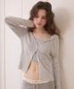 ADAUL Minimal Ribbon Bustier - Bluegrey