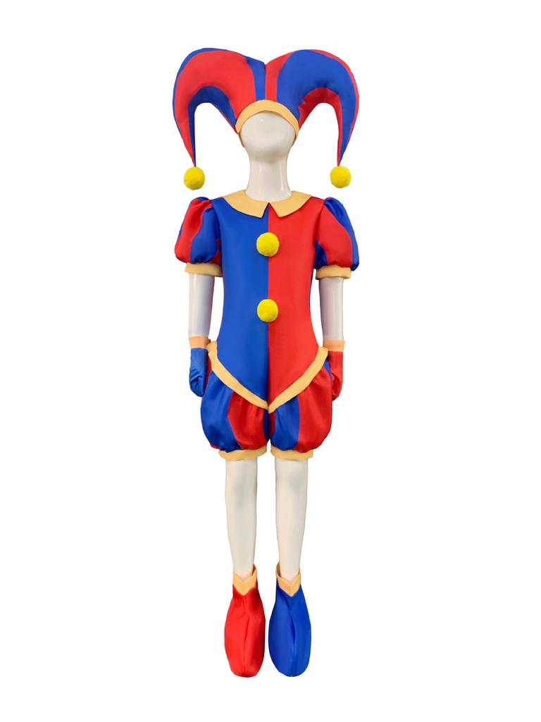 Lo Straordinario Circo Digitale Costume Cosplay Pomni Jax Gangle Tuta Teatro Halloween Adulti Bambini G