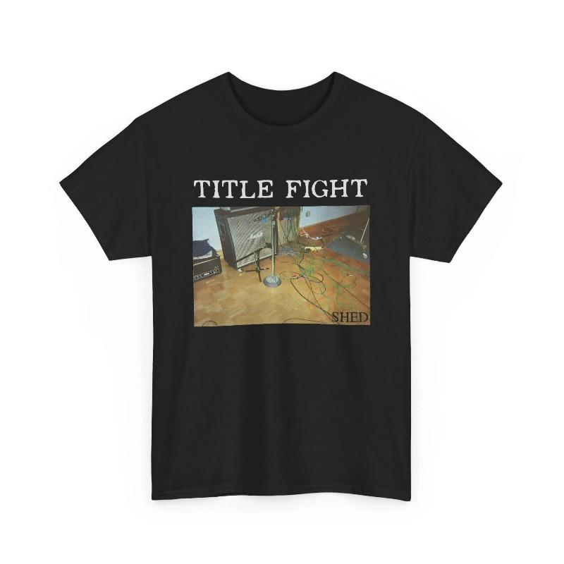 Title Fight Shed Hardcore Punk Inspired Graphic Tee Summer Unisexs And Unisexs Loose And Breathable TShirt Top S