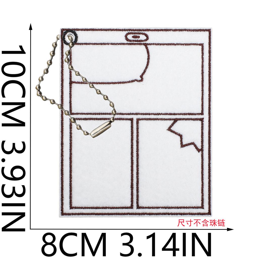 Like Thumb Pendant Cloth Sticker Decoration Red House Diy Luggage Tag Production Felt Chassis Ins Brand Bag Pendant