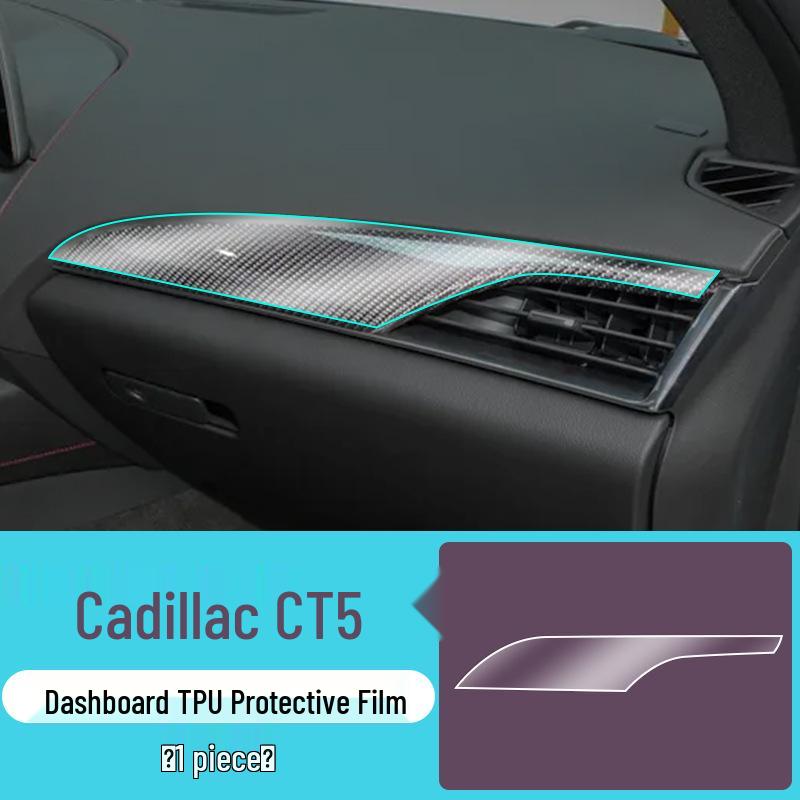 Cadillac CT5 24/25 Interior Screen Tempered Protective Film - Car Accessory