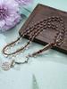 1 Stück 45er Tasbih Handgefertigtes Perlenarmband, 5 Farben optional, Mit arabischem Muster Anhänger, Muslimisches Gebet, Geschenk für Freunde