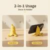 Banana Peel Phone Stand, 2-in-1 Desktop Decor, Non-Slip for Phone & Tablet