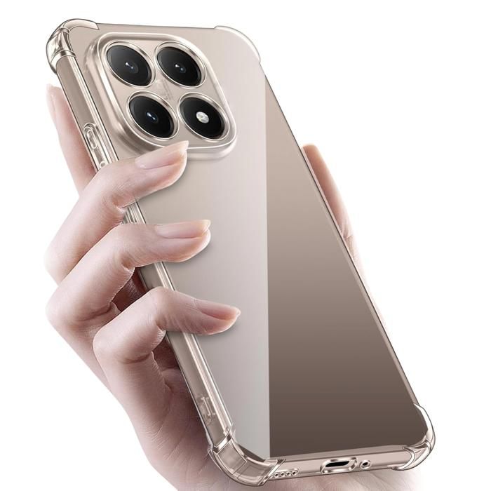 Coque pour Xiaomi 15T - Antichoc Protection TPU Souple Transparent Phonillico®