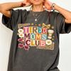 Comfort Colors® Tired Moms Club Shirt, Coffee Lover Gift For Mama, Mother's Day T-shirt, Floral Mom Outfit, Cute Mama Apparel, Latte Mom Top