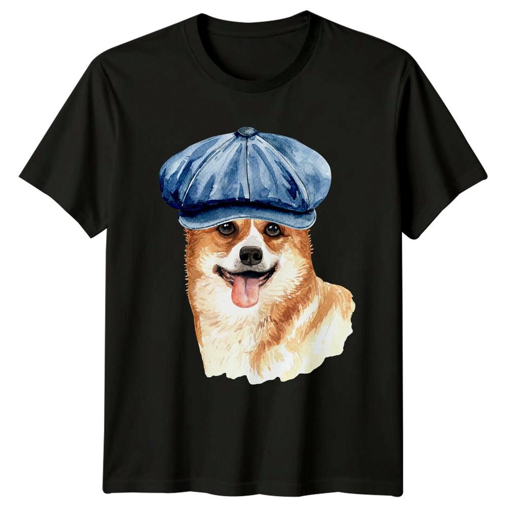 Corgi With Hat Dog Breed Unisexs TShirt Pet Animal Tee