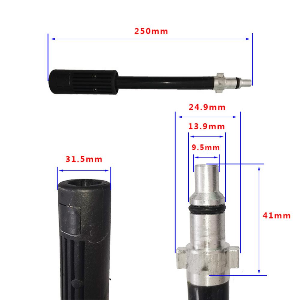 High Pressure Cleaning Machine Spray Gun Equipped With Gun Barrels Of Different Lengthsused For Car Cleaning And Yard Cleaning