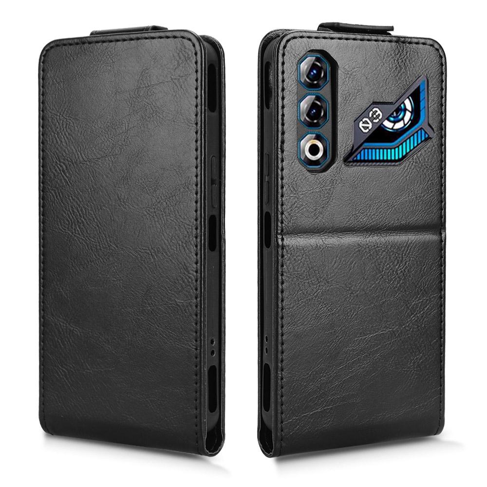 Für ZTE nubia Neo 3 GT 5G Ständerhülle Magnetverschluss Vertikal Klappbar Leder Handyhülle mit Kartenhalter