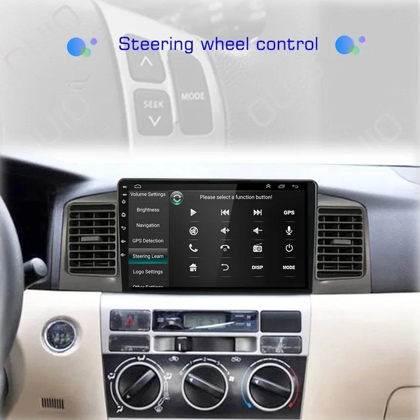 2DIN Android 13 Radio For Toyota Corolla E120 E 120 BYD F3 2007-2011 Car Stereo Multimedia Player Carplay Auto GPS Navigation