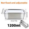 Packed bento lunch box adults, Camping lunchbox Food taper tupper airtight meal prep Side dish Sealed container Packed lunch