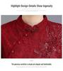 Elegant Spring Mother-in-law Wedding Qipao Dress - Formal Wear & Daily Skirt