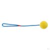 Pet Chewing Rope Rubber Ball , Yellow