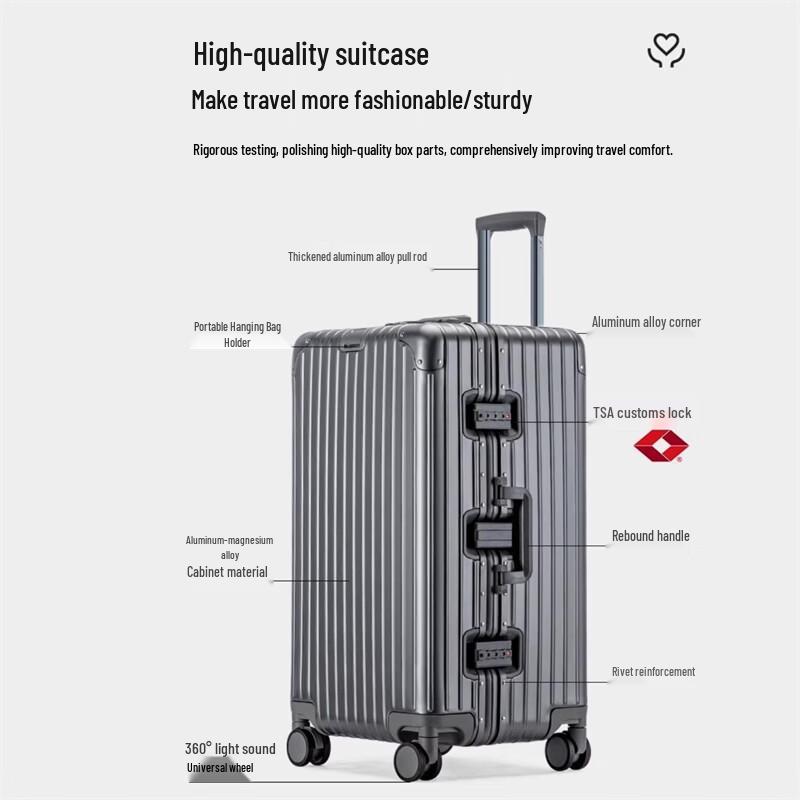 Douxiaozhu Premium Aluminum Magnesium Alloy Luggage