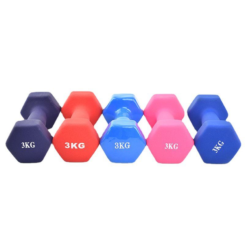 Hexagonal Dumbbells: Women's Small, Smooth & Knurled Home Fitness Equipment