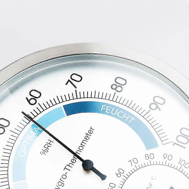 Indoor Analog Hygrometer Thermometer - High Quality Stainless Steel Humidity Meter And Roo - Ya