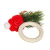 Set of 6 Napkin Buckles Decorative Serviette Rings Napkin Holder Christmas Tabletop Decorations for Wedding Banquets