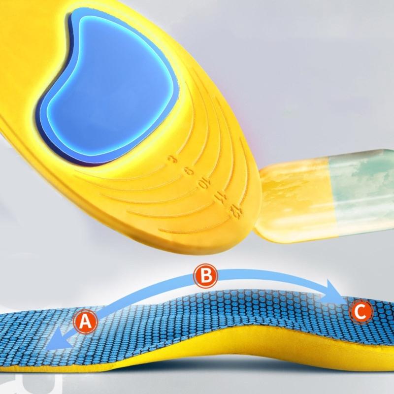 Arch Support Orthotic Insoles Shock Absorption And Breathable Shoe Insert Cusion For Women Men Flat Feet Correction