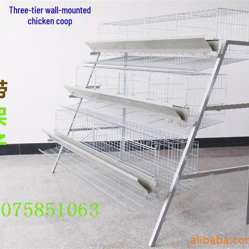 Three-Tier Automatic Thickened Chicken Coop for Egg Breeding