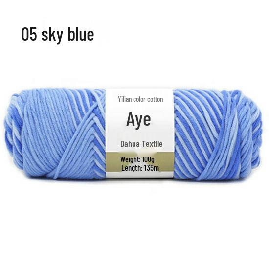 Hand-Knitted Cotton Wool Scarf Yarn for Men & Women, Coarse Wool & Milk Cotton Material, Worsted Crochet.