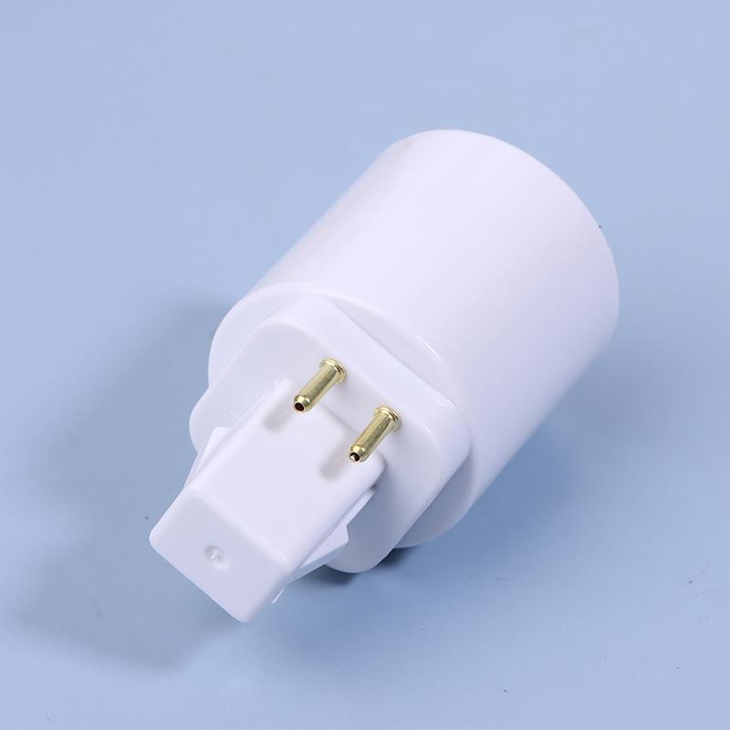 3Pcs 4 Pin Conductive G24 To E26/E27 Socket Adapter G24Q Lamp Base Adapter G24Q To Medium Light Socket Converter