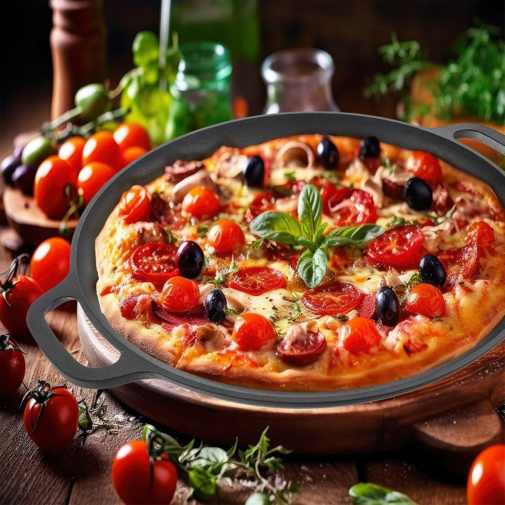 Patelnia Żeliwna Na Gaz Indukcję Grill Ognisko Do Piekarnika Talerz 35 Cm