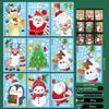 Cross-border Christmas Static Cling Window and Wall Stickers for Glass Doors and Shopping Malls