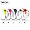 Colored Spinner Big Eye Lead Head Hooks: 3.5g, 5g, 7g, 10g for Fishing