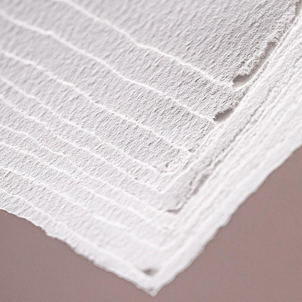 10pcs Cotton Watercolor Paper A4/A5/A6 Hand-torn Edges Painting Paper Medium-texture Drawing Paper Painting Coloring