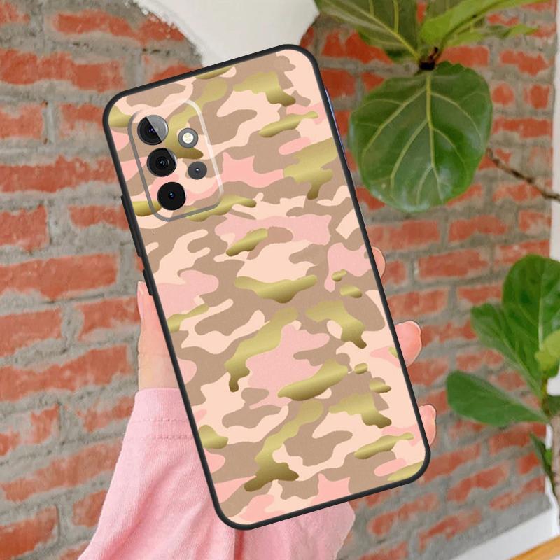 Camo Tarnmuster Hülle Für Samsung Galaxy A55 A35 A25 A15 A53 A33 A13 A51 A71 A12 A32 A52 A14 A34 A54 Abdeckung