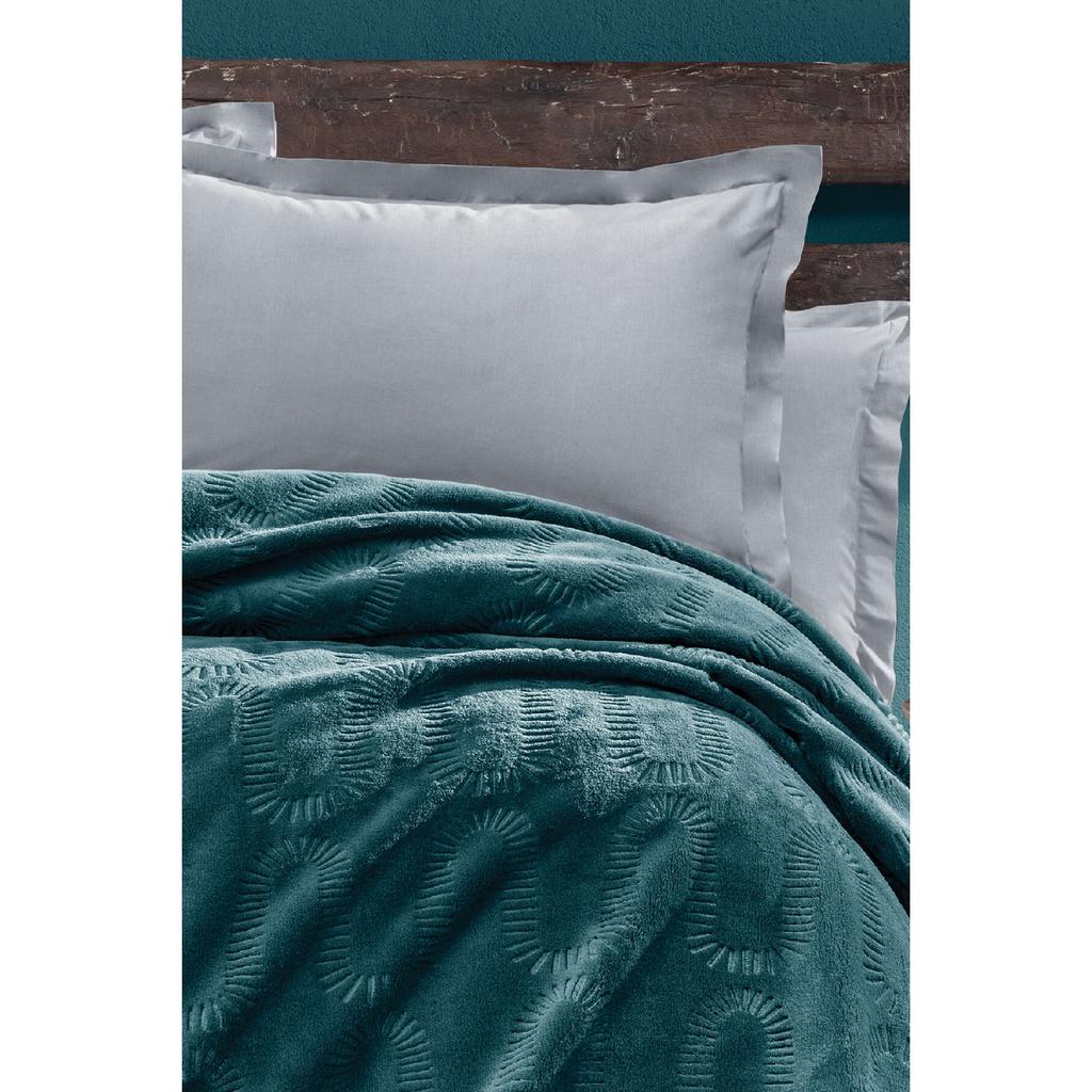 Tricia Double Emboss Decke – Dusty Rose