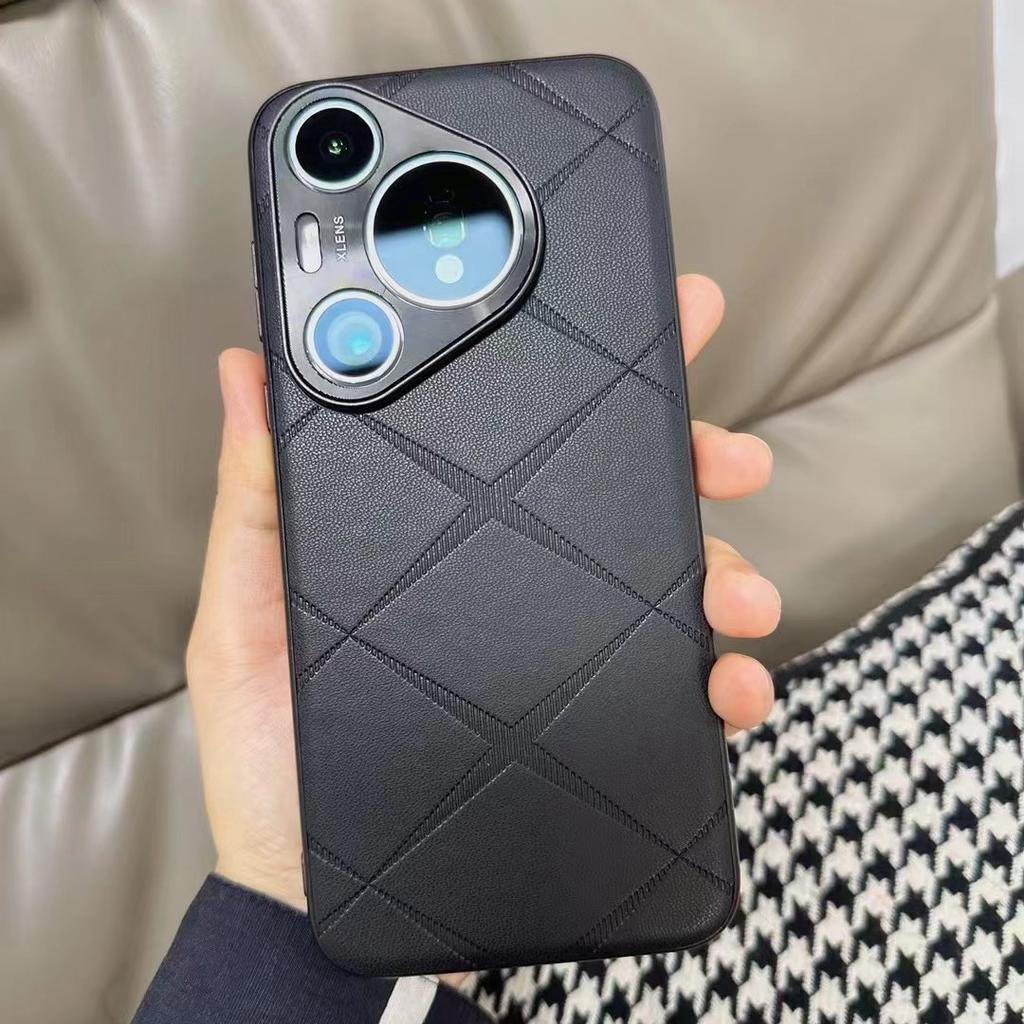 Huawei Pura70pro+ Starlight Phone Case Full Leather P70Ultra Metal Mirror Drop Protection Case