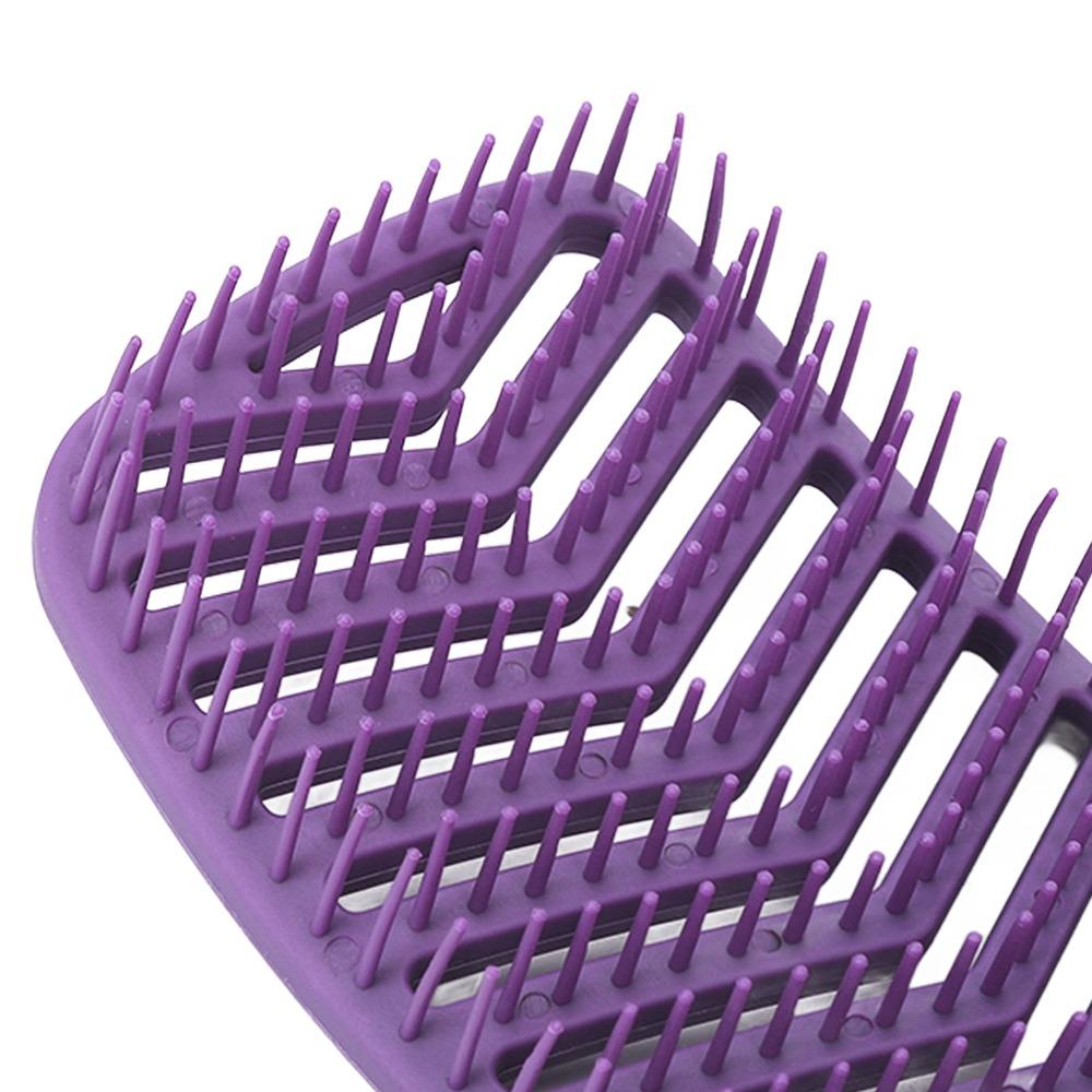 4pcs Ergonomic Design Curved Vent Brush Durable Styling Tool Home Use Vent Massage Brush  For Women