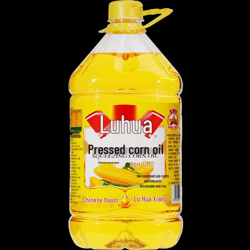Luhua Non-GMO Cold-Pressed Corn Oil 5L