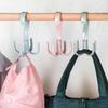 JJYY 1Pcs Home Multifunctional Rotating Shoe Rack Balcony Drying Rack Tie Belt Bag Hook Outdoor Shoe Hat Drying Rack Hook
