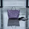 Transparent Clear Tote Waterproof Large Capacity PVC Handbag Lightweight Bag for Moms,