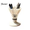 Gift for Badminton Players 3D Printed Pen Holder, Creative Shuttlecock Shape Desk Organizer Desktop Stationery Pencils Markers, Large Capacity