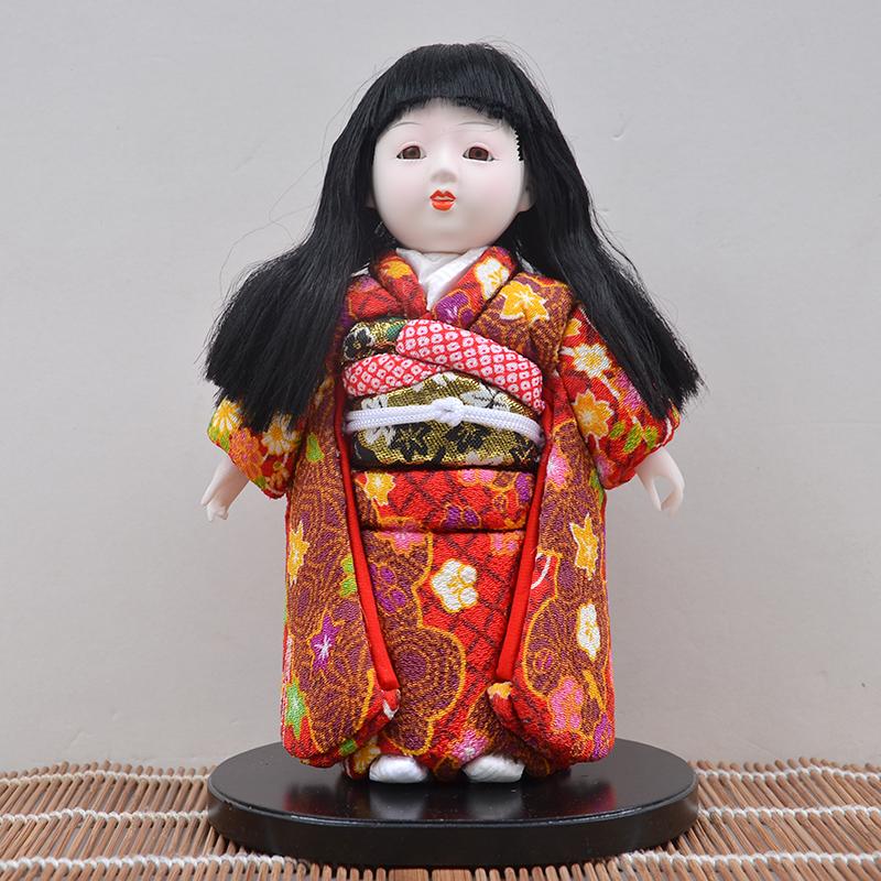 Retro Japanese geisha Doll Action figures Kimono Statue Figurines Ornaments for Home Room Hotel Desk Cabinets Decor Crafts Gift