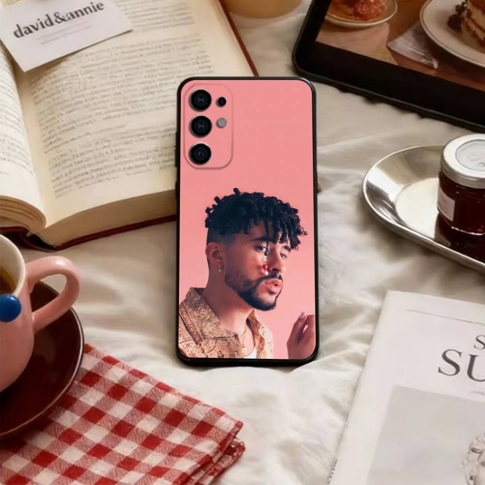 

Bad Bunny Phone Case For Samsung S25,S24,S21,S22,S23,S30,Ultra,S20,Plus,Fe,Lite,Note,10,Soft Black Cover Samsung S21lite