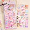 Cute Animal Butt Stickers 3D Squishy Cartoon Puppy Cat Images Puffy for Scrapbooking DIY Projects Notebook Phone Case Decoration