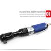 Front Exhaust Pneumatic Trigger Blue Heavy Right Angle Pneumatic Ratchet Wrench Adjustable Front Reverse and Speed Pneumatic Wrench 295 * 45mm