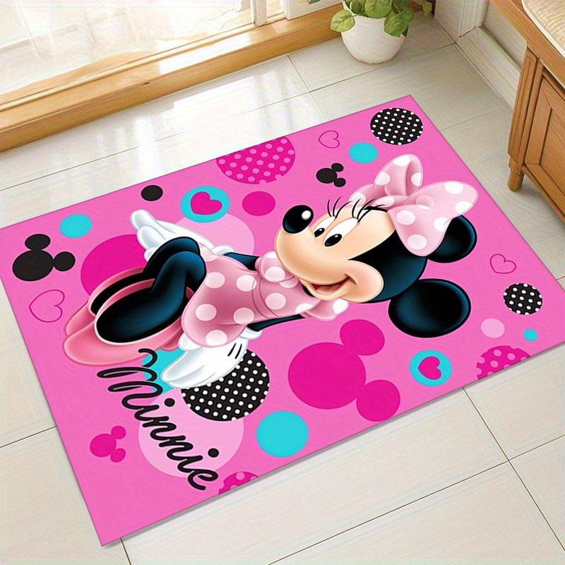

1pc. Cute Minnie Mouse Pink Polka Dot Rug for Home Office Chair Cover Outdoor Gift Decorationz041029 60cm by 90cm