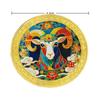 Year Of The Goat Souvenir Coins 2027 Zodiac Goat Collectible Coins  Year Gift Goat Metal Crafts Art Display Decor