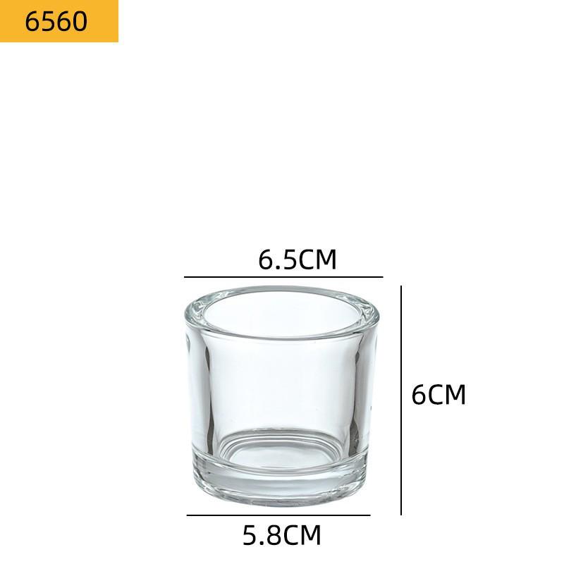 Creative Transparent Glass Candle Holder