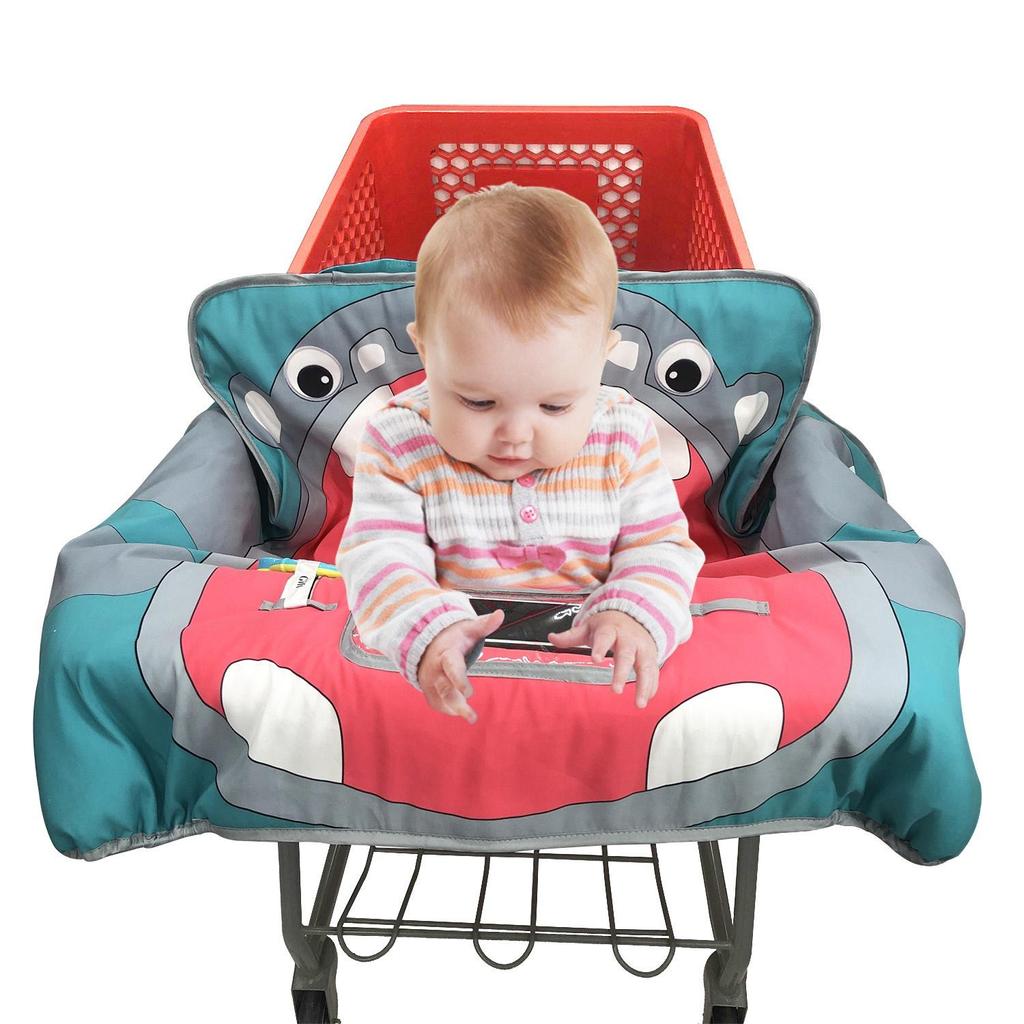 Bebek sandalyesi örtüsü karikatür çocuk alışveriş sepeti kapağı bebek sandalyesi için yüksek kalite