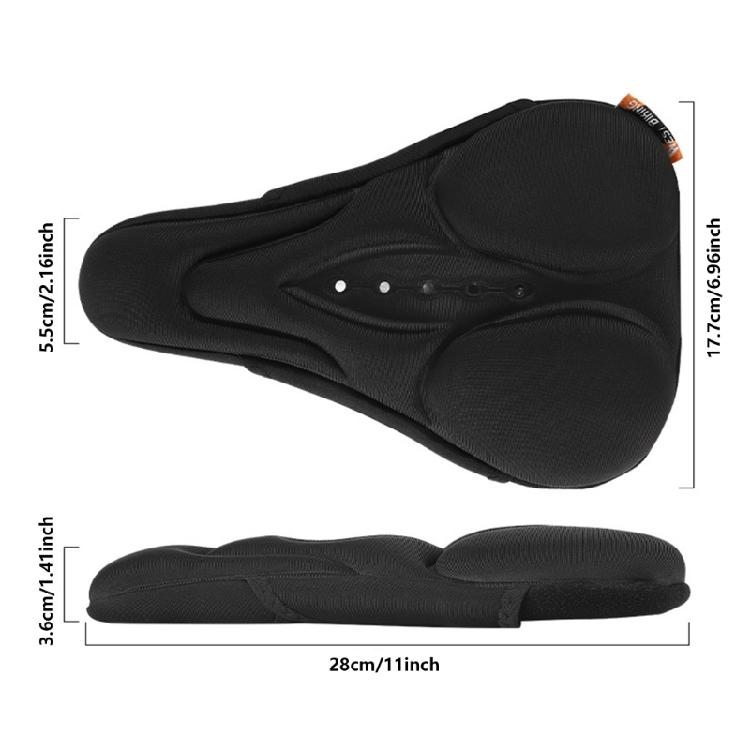 Thicken Bicycles Seat Cover Cushion Shock Absorption Bicycles Cycling Saddles Road Bike Silicone Cushion Seat Cushion